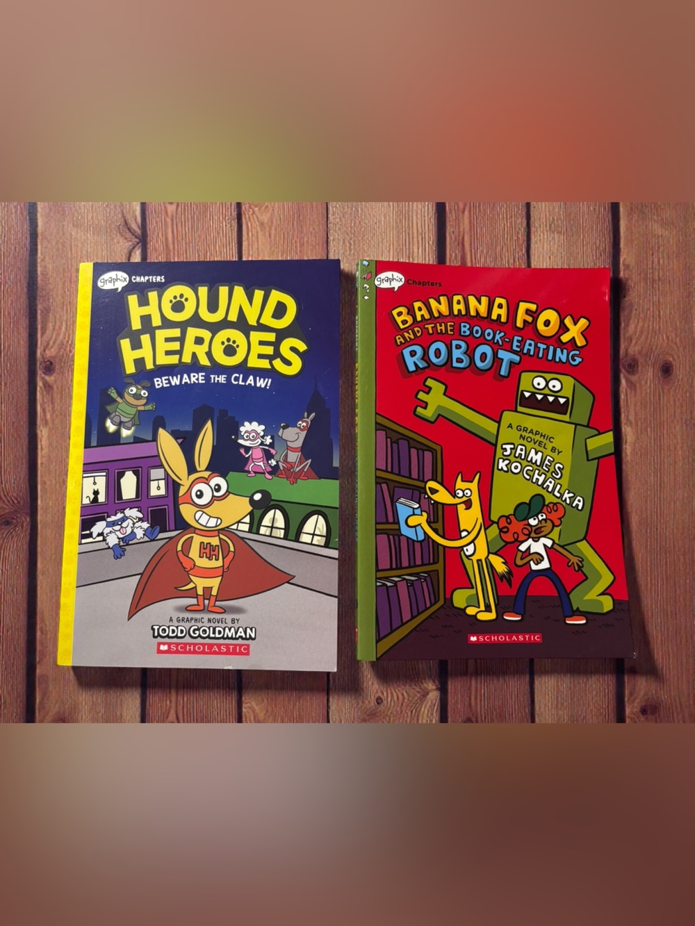 Scholastic Hound Heroes & Banana Fox Graphic Novels for Kids